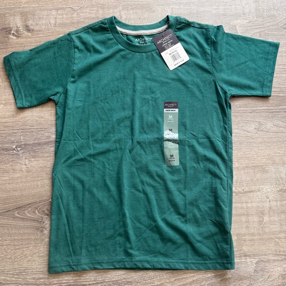 Architect Boys M(10/12) Green Crew Neck T-Shirt - Picture 2 of 4